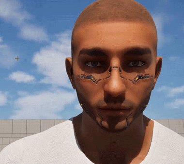 مثال 1: مزامنة الشفاه مع شخصية مخصصة