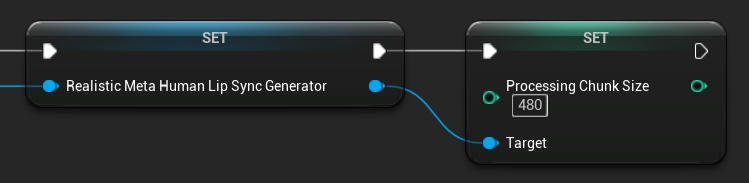 Setting Processing Chunk Size