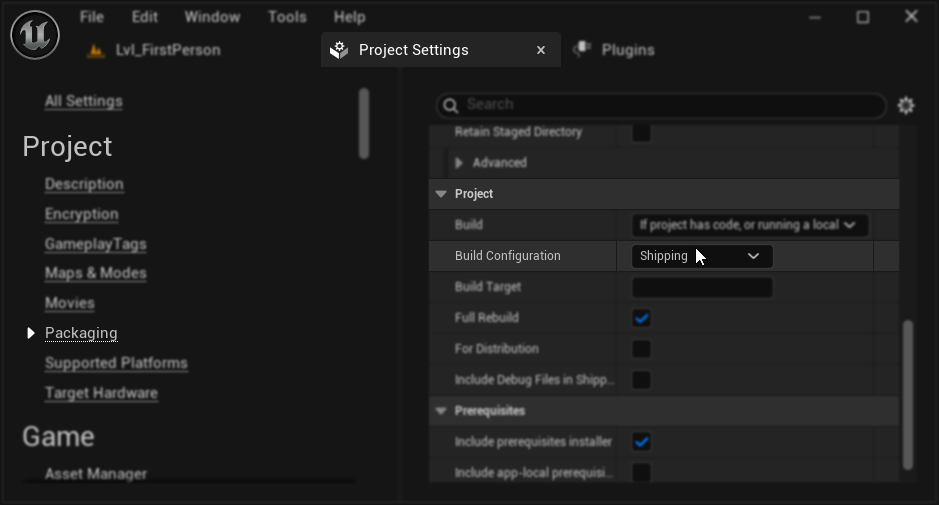 Shipping Configuration