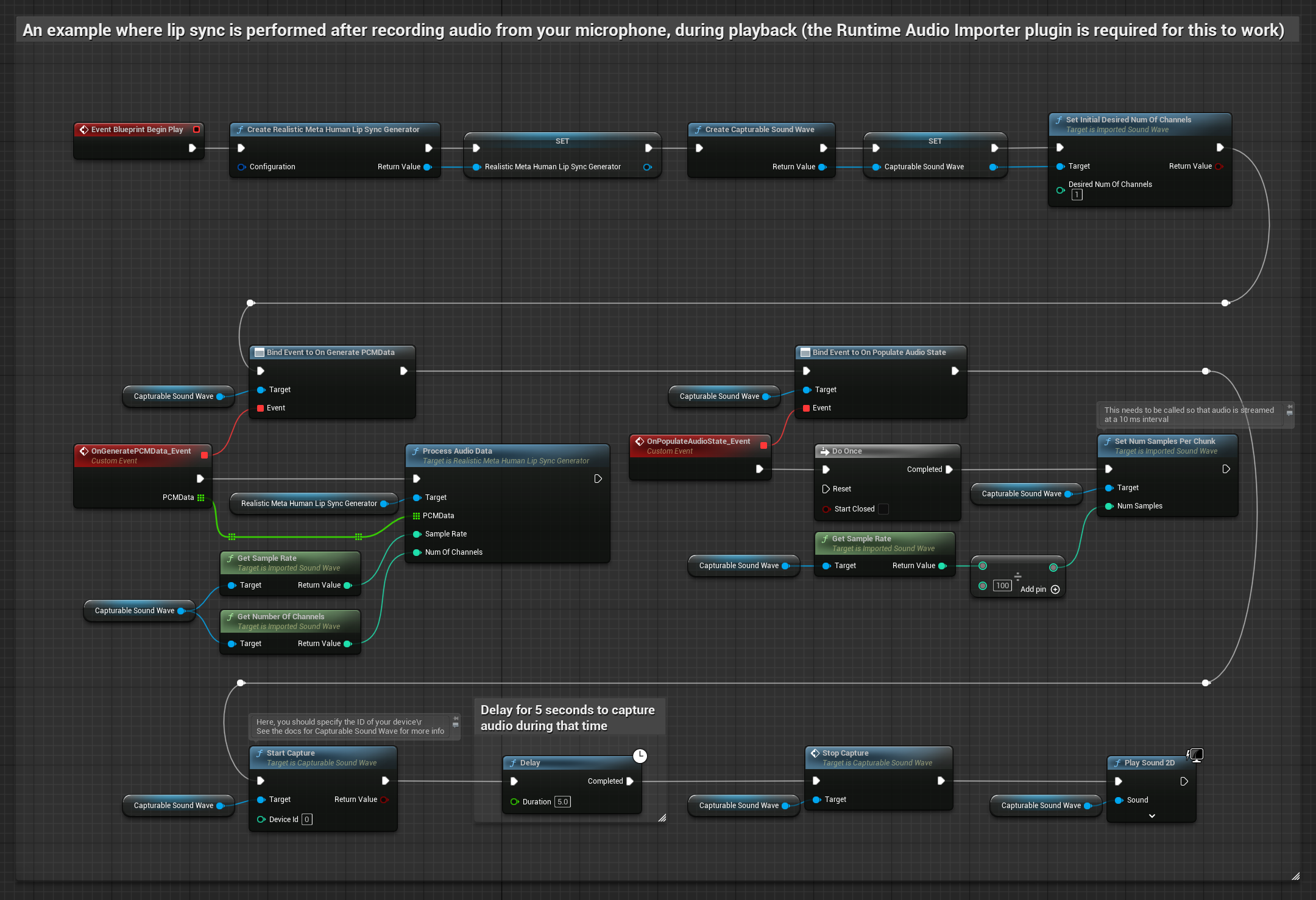 Realistic Lip Sync During Audio Playback