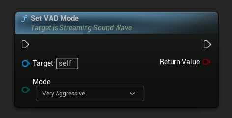 Nodo Imposta Modalità VAD