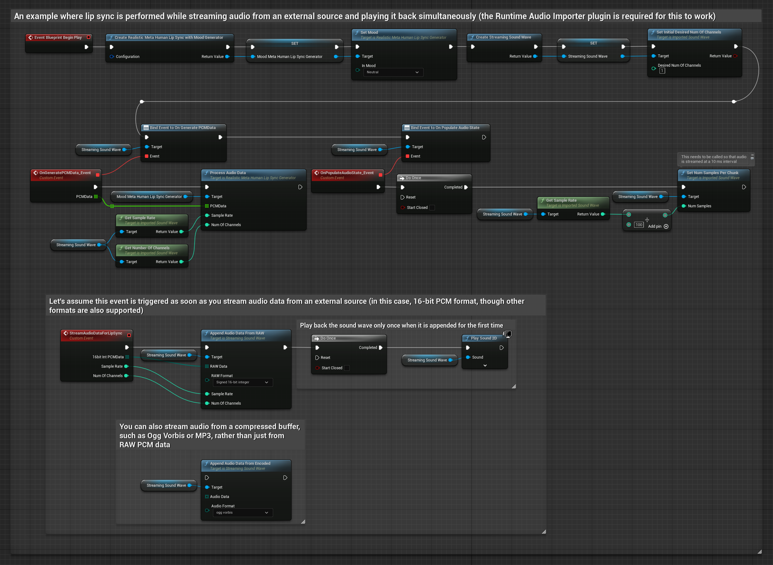 ムード対応リップシンク（ストリーミングソースから）