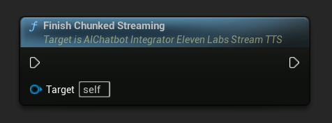 Finish Chunked Streaming