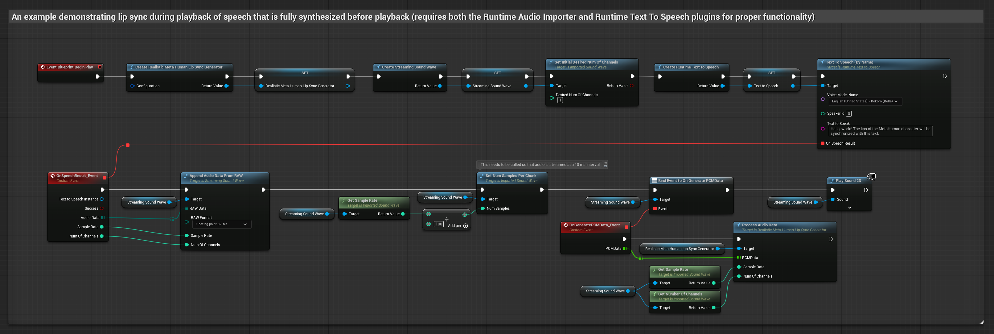 로컬 TTS에서 무드 지원 입술 동기화