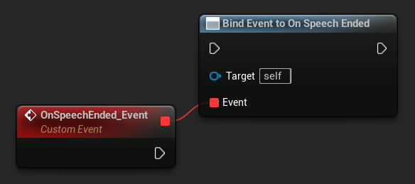 Vincular Evento ao On Speech Ended