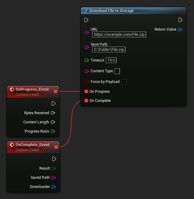 Nút Download File To Storage