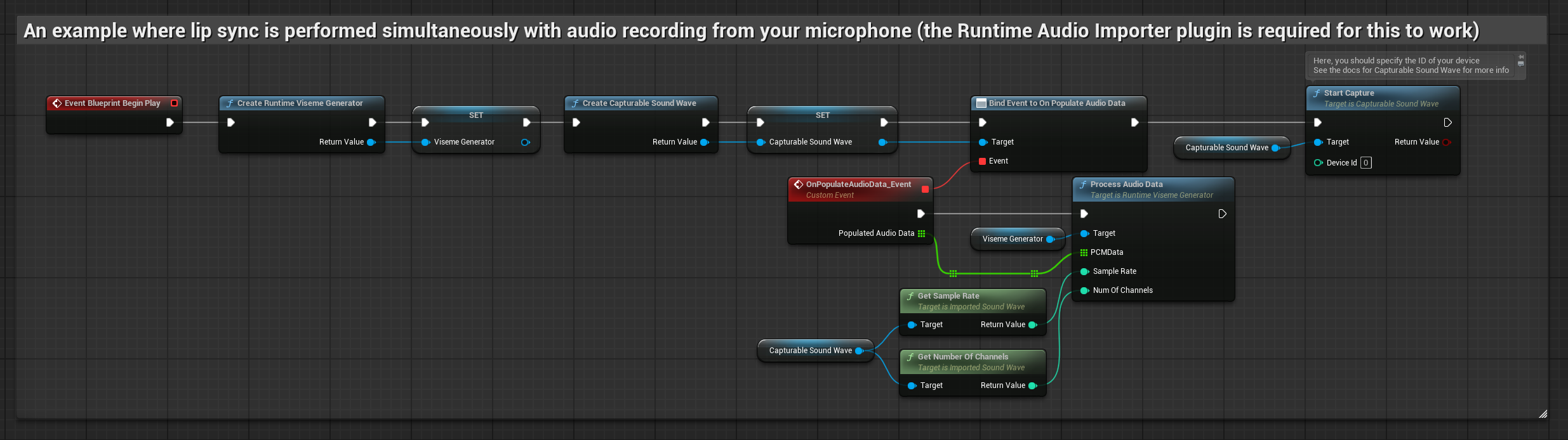 Lip Sync During Audio Capture