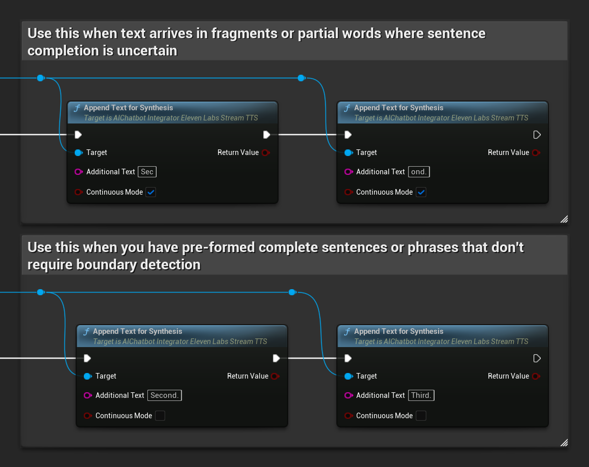 追加文本进行合成
