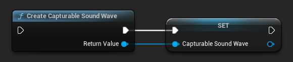 Create Capturable Sound Wave ノード