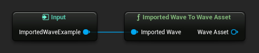Imported Wave To Wave Asset 節點